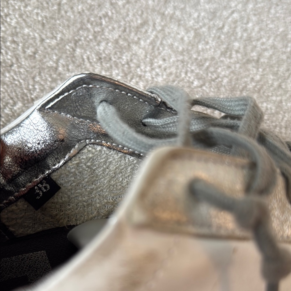 P448 Metallic Silver Sneakers - Picture 4 of 5